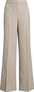 KOBI HALPERIN Beck High Waist Wide Leg Wool Pants