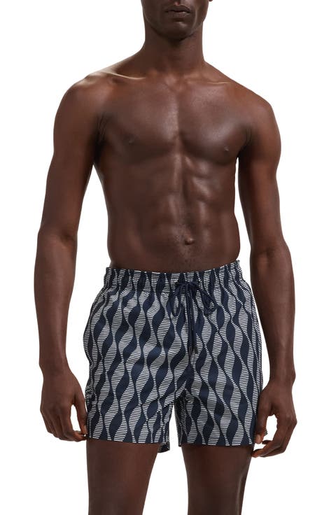 Cruz Print Swim Trunks