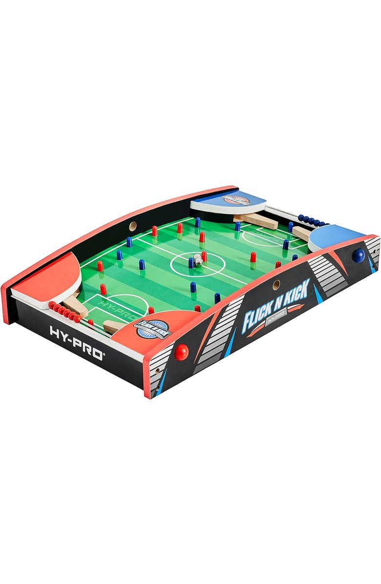Hy-Pro Hypro Flick N Kick Table Pinball Game Toy For Kids 5 Years And Up, Alternate, color, Multicolored