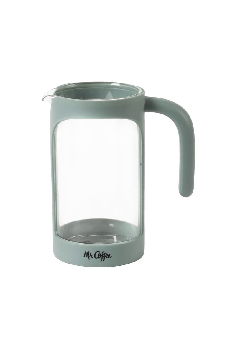 31 Ounce Retro Brew French Press Coffee Maker, Alternate, color, Blue