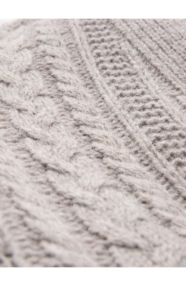 Celtic & Co. Relaxed fit cable knit cardigan, Alternate, color, 