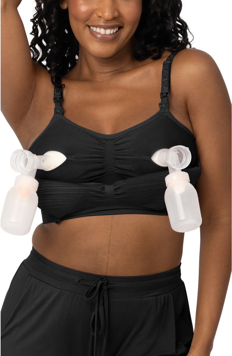 Kindred Bravely Sublime Hands-Free Pumping & Nursing Bra - Fits 30B-36D, Alternate, color, Black