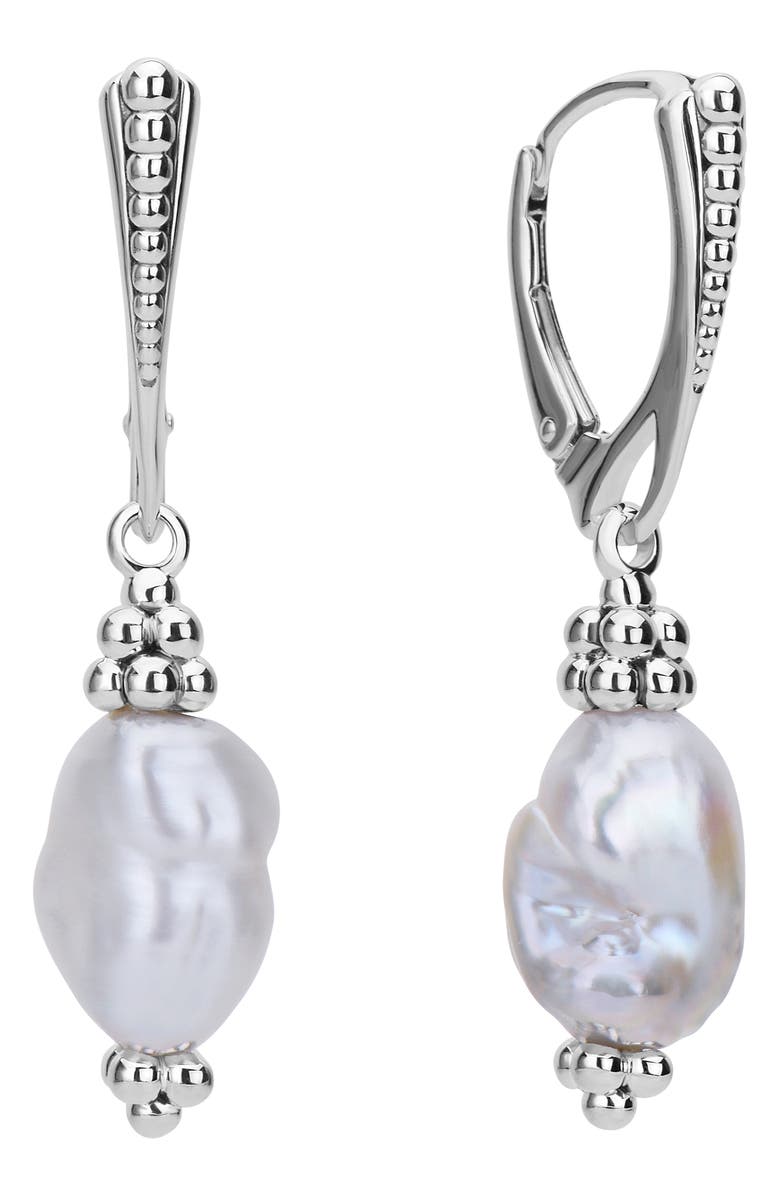 LAGOS Luna Keshi Pearl Drop Earrings, Alternate, color,