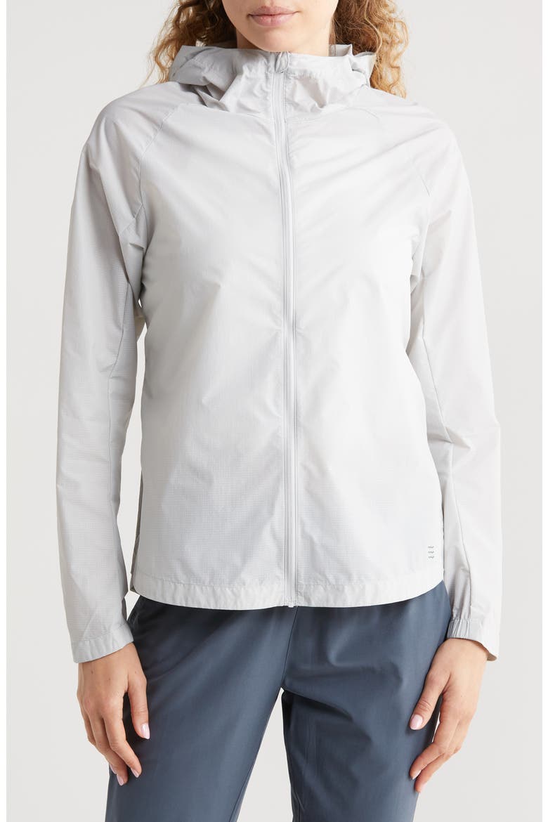 Headwind Water Repellent Jacket, Alternate, color, LIGHT GREY