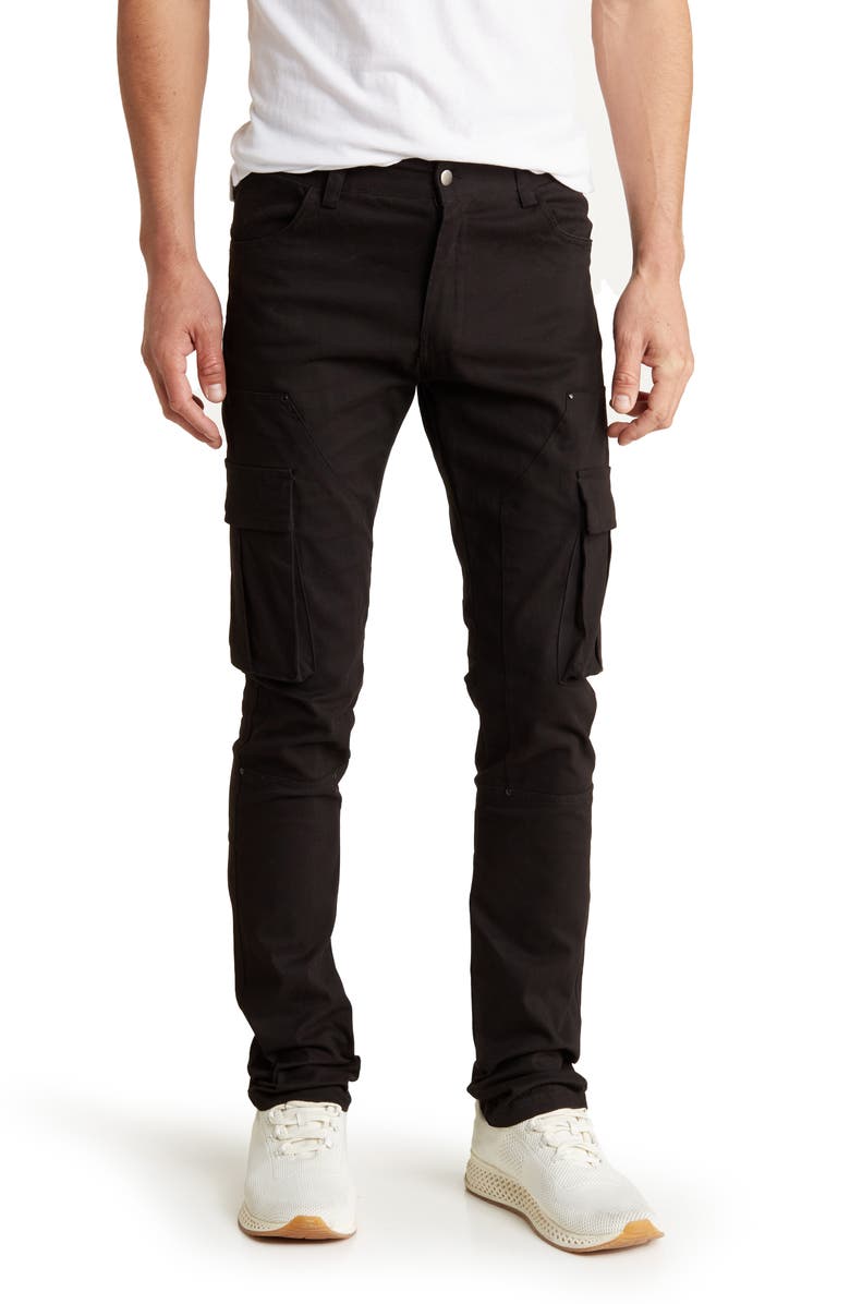 AMERICAN STITCH Stretch Cotton Twill Cargo Pants, Main, color, 
