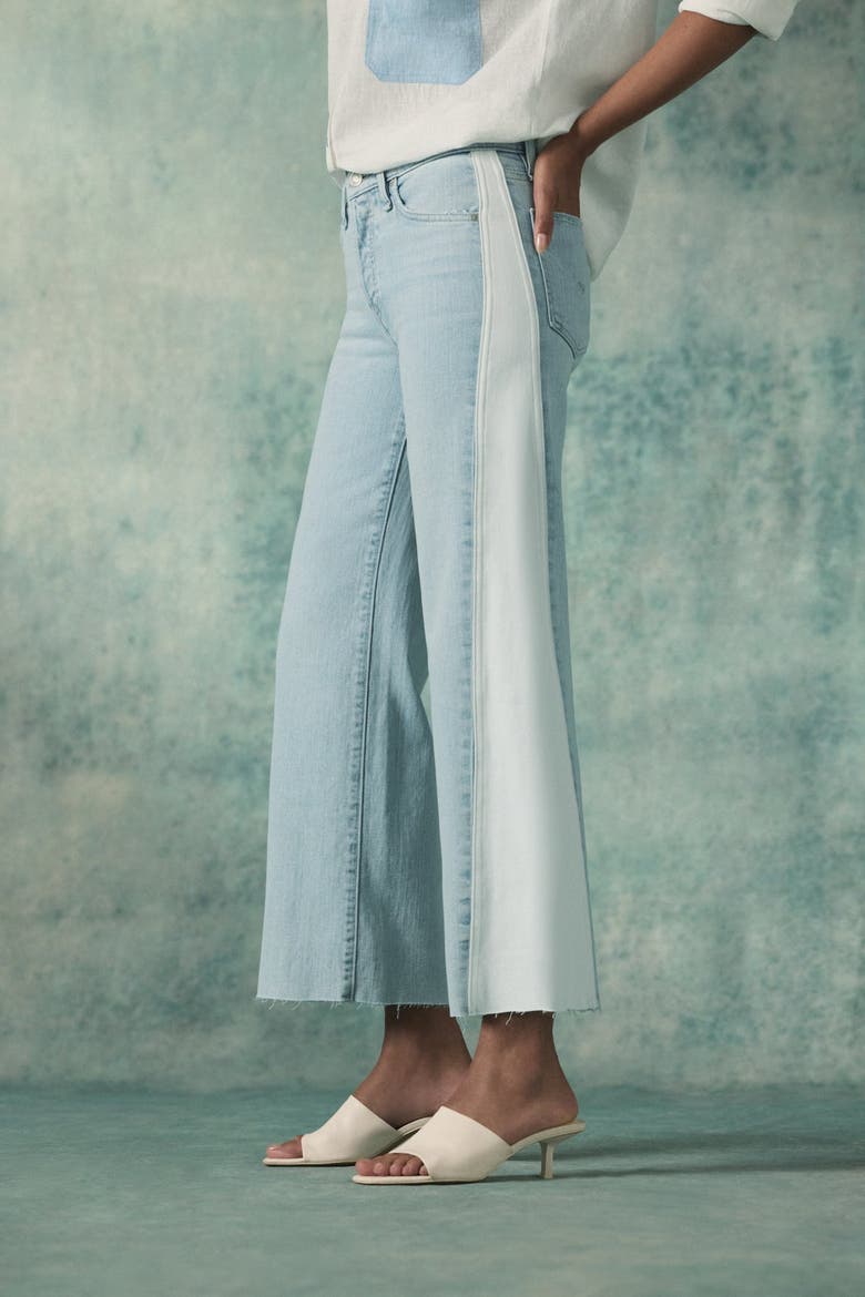 Rosie Seamed Wide Leg Ankle, Alternate, color, ICE OUT