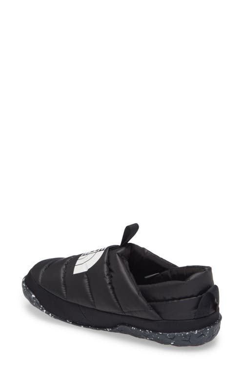 The North Face Inc Nuptse Mule Slippers In Tnf Black/tnf White
