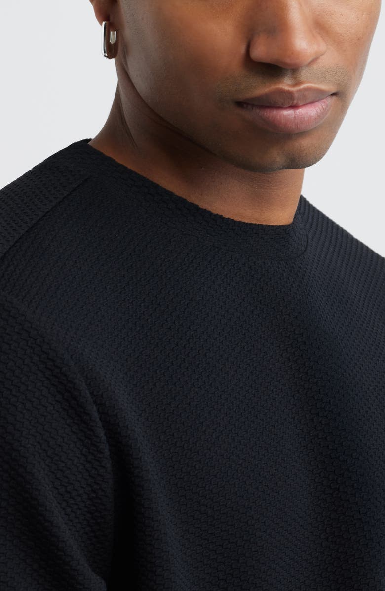 Open Edit Geometric Huggie Hoop Earrings, Alternate, color, Silver