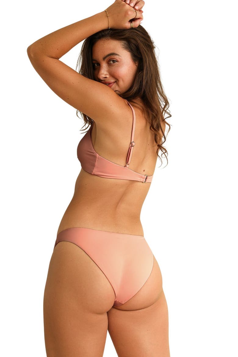 Taylor Cheeky Swim Bikini Bottom, Alternate, color, Powder Pink