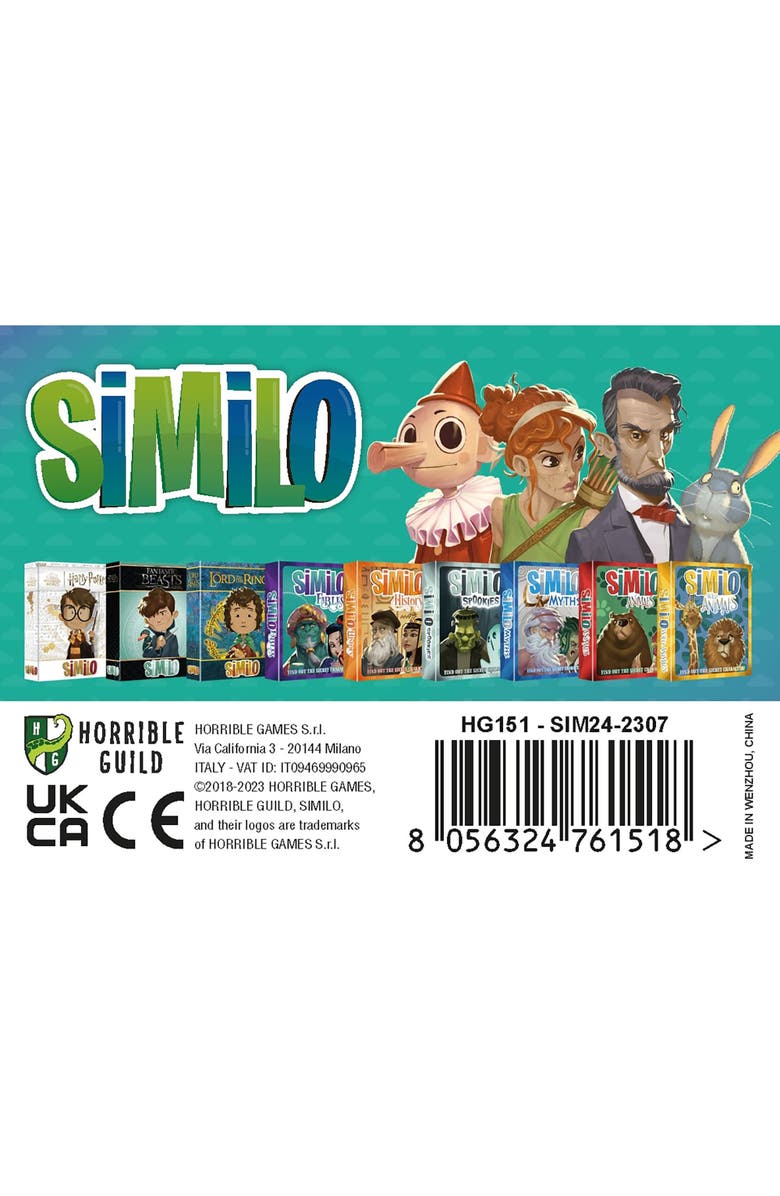 Horrible Guild Similo Player Mat Accessory For Similo Card Game, 24 X 13.75 Inches, Alternate, color, Multicolored