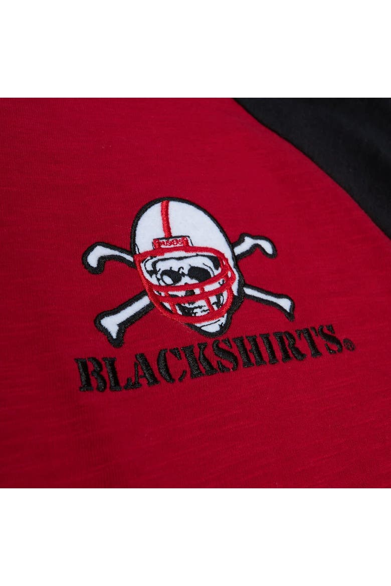Men's Mitchell & Ness Scarlet Nebraska Huskers Legendary Slub Raglan Long Sleeve T-Shirt, Alternate, color, Scarlet