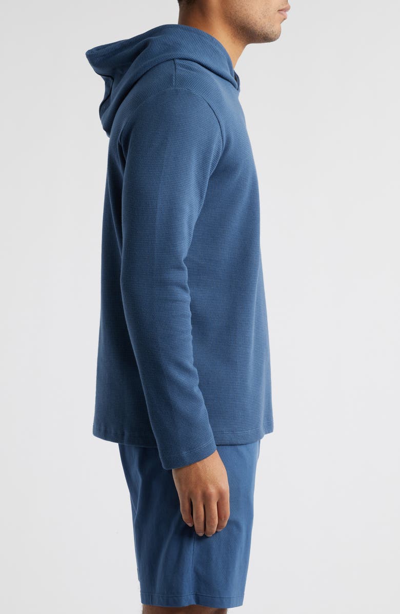 BOSS Waffle Lounge Hoodie, Alternate, color, Medium Blue