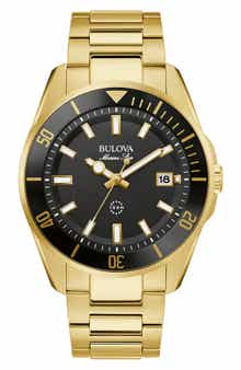 BULOVA Marine Star Quartz Bracelet Watch, 43mm