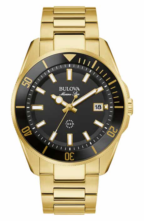 BULOVA Marine Star Quartz Bracelet Watch, 43mm