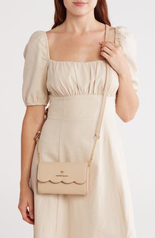 Nanette Lepore Ruthie Scallop Flap Wallet On A Chain