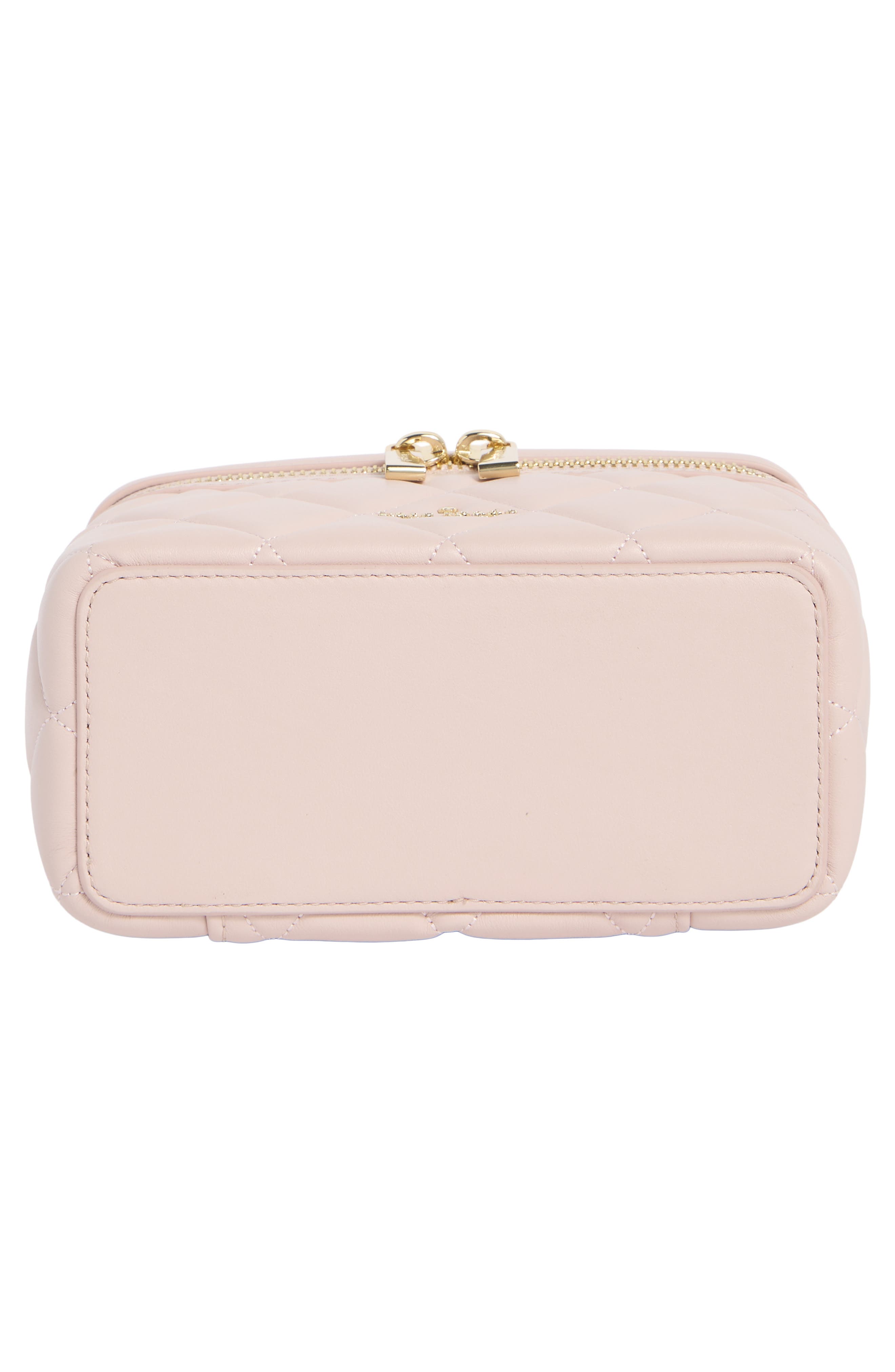 Kate Spade New York Carey Quilted Leather Crossbody Trunk, Alternate, color, Rose Smoke