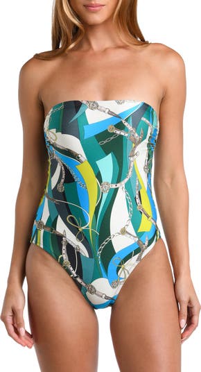 L'Agence Tory Square Neck One Piece Swimsuit - SALE