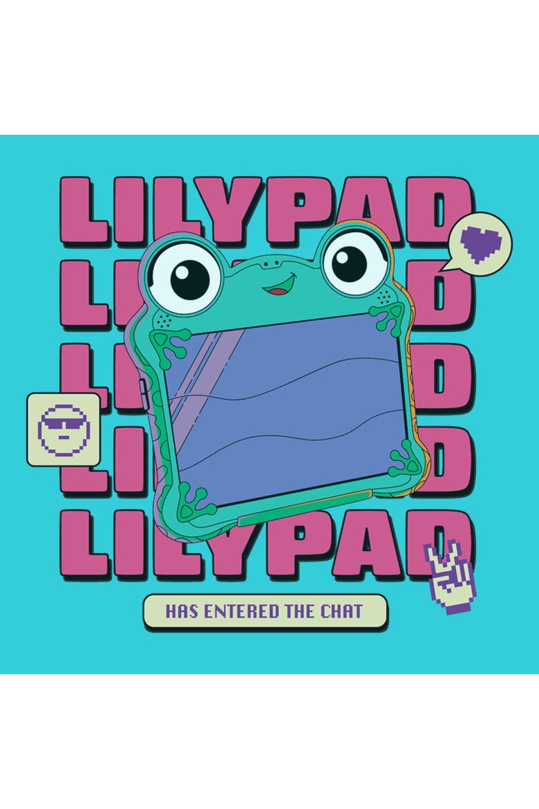 Men's Toy Story 5 Lily Pad Chat Art  Graphic T-Shirt, Alternate, color, Tropical Blue