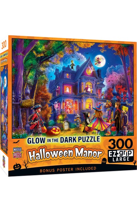 Halloween Manor 300 Piece Glow Puzzle