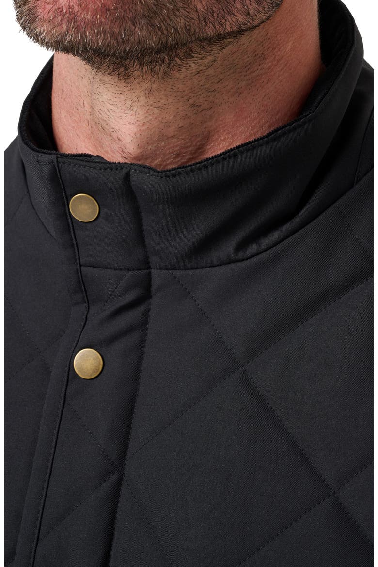 Highlander Quilted Vest, Alternate, color, BLACK