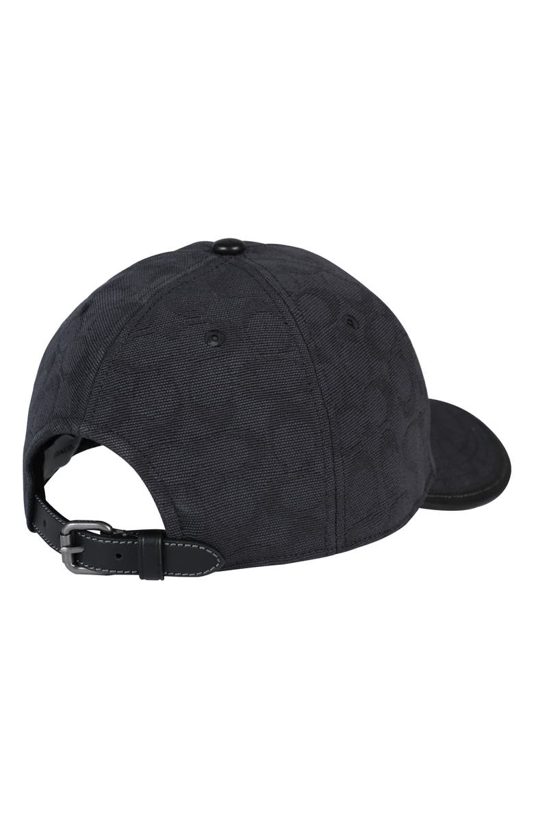 COACH Signature C Organic Cotton Jacquard Baseball Cap, Alternate, color, 