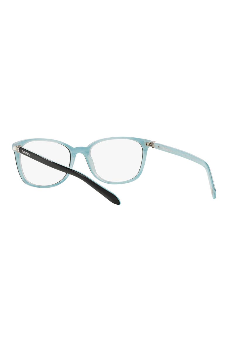 Universal Fit 53mm Square Optical Glasses, Alternate, color, BLACK BLUE