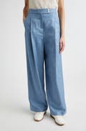 Eleventy Wool, Silk & Linen Straight Leg Pants