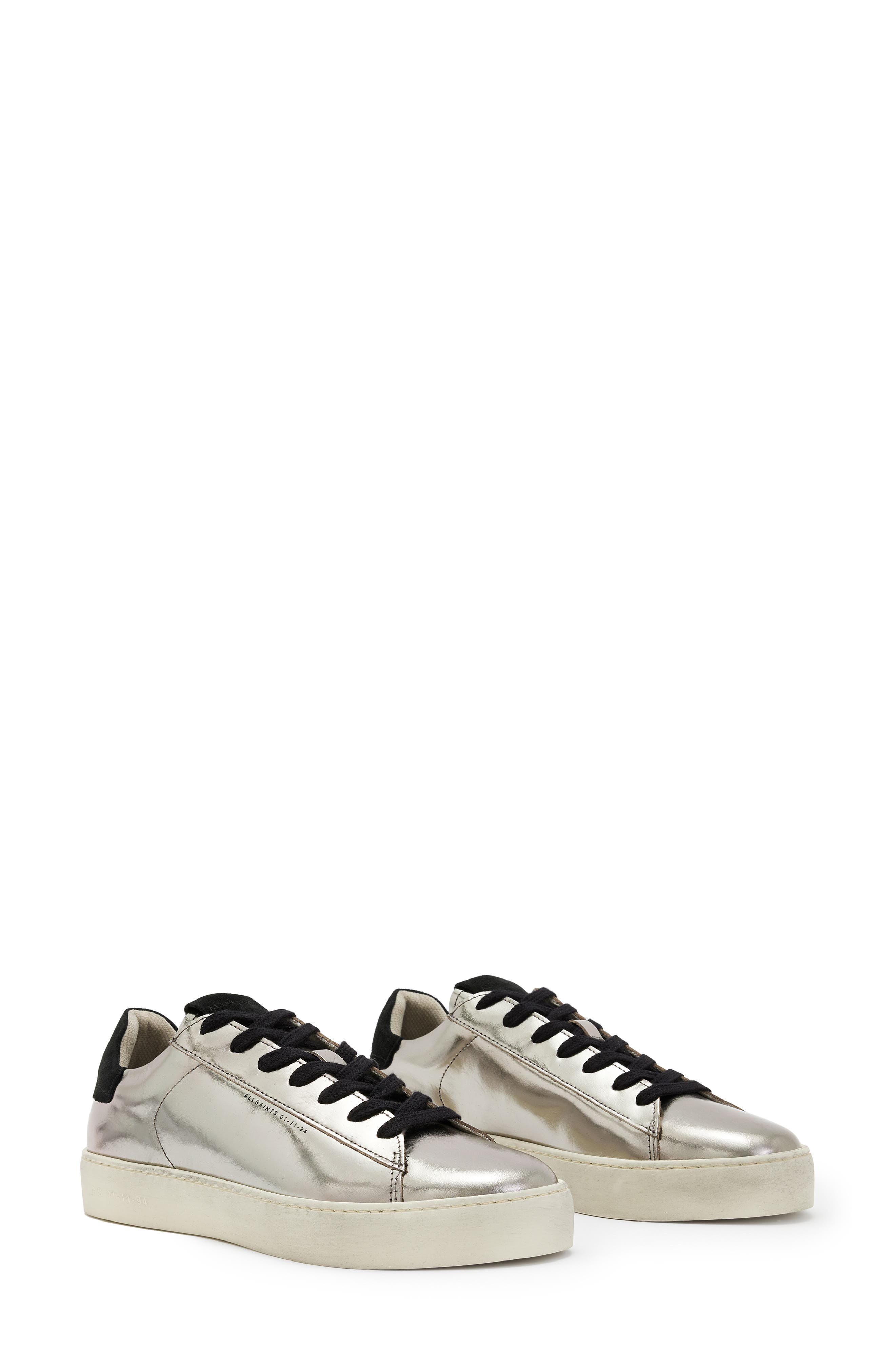 AllSaints Shana Metallic Sneaker, Main, color, 