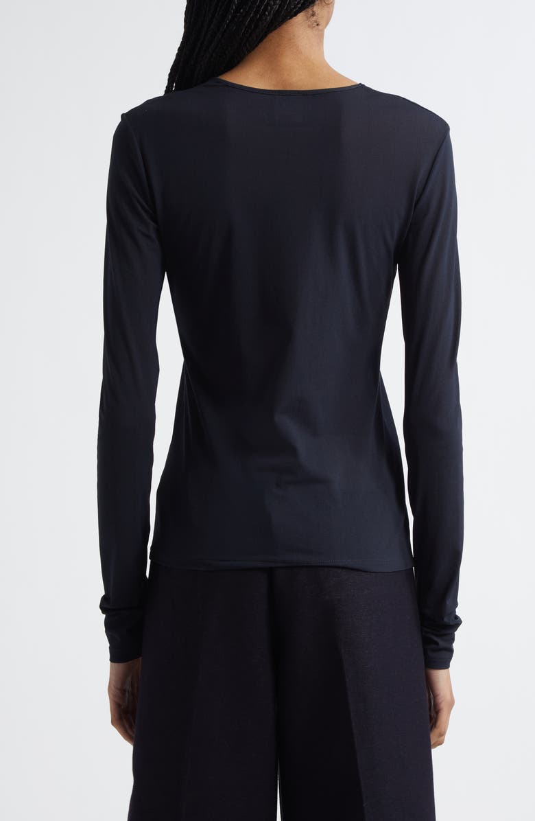MM by Max Mara Ubaldo Long Sleeve T-Shirt, Alternate, color, Navy
