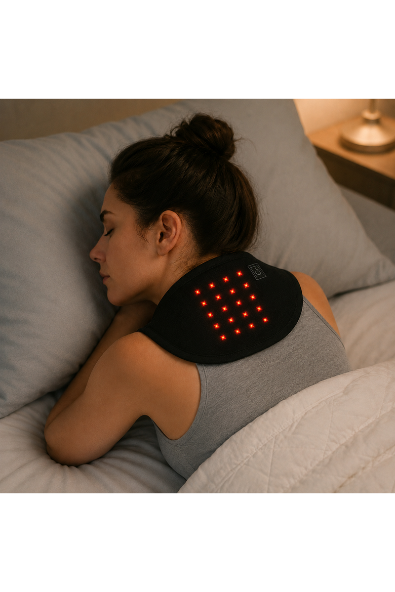 Red Light Neck Pack Wrap, Alternate, color, Black