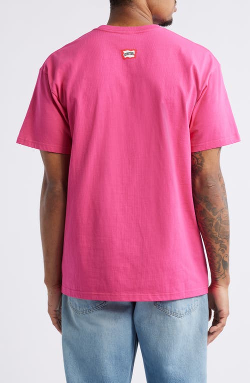 Icecream Dessert Camo Logo Graphic T-shirt In Beetroot Purple