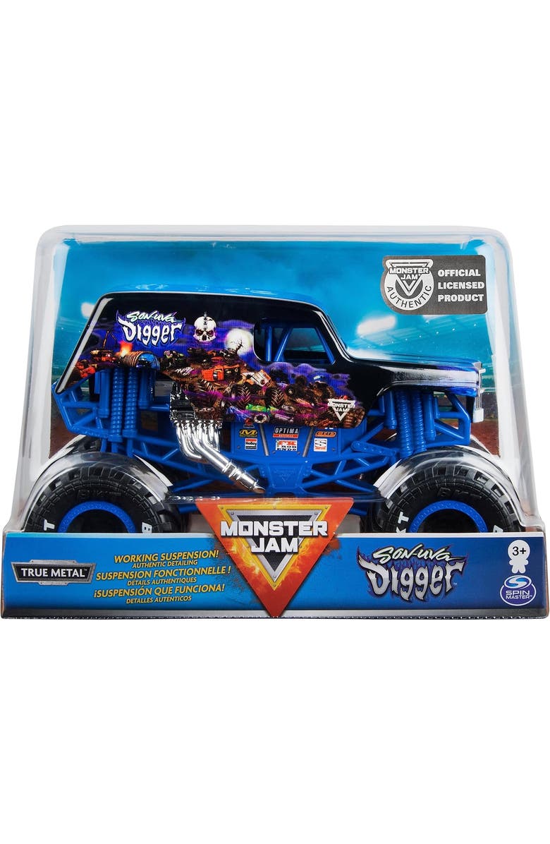 Grave Digger Dragon Die Cast Vehicle, Main, color, Green Orange