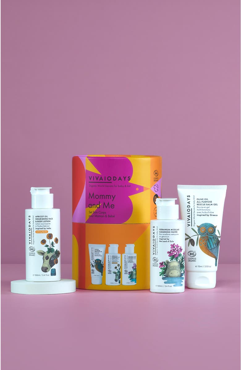 VIVAIODAYS Mommy & Me Gift Set, Alternate, color, Orange