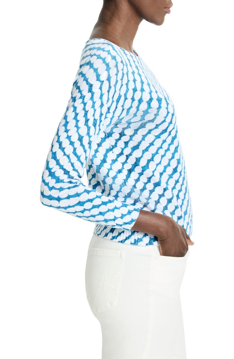 NIC+ZOE Pebble Dream Supersoft Sweater, Alternate, color, Indigo Multi