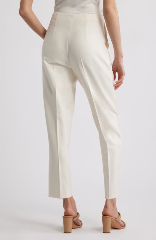Hugo Boss Boss Tetisa Slim Fit Pants In Soft Cream