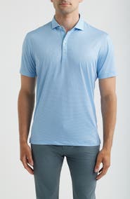 johnnie-O Tile Neat Performance Jersey Polo