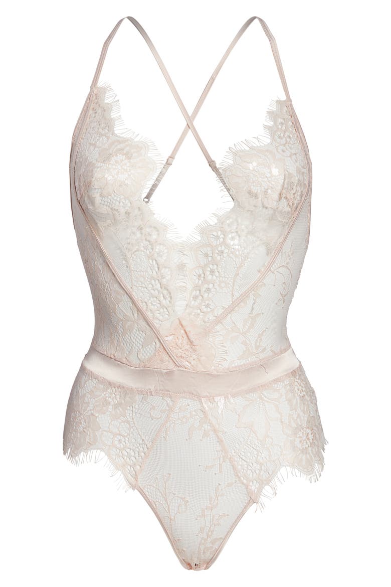 Scarlett Eyelash Lace Teddy, Alternate, color, SILVER PEONY
