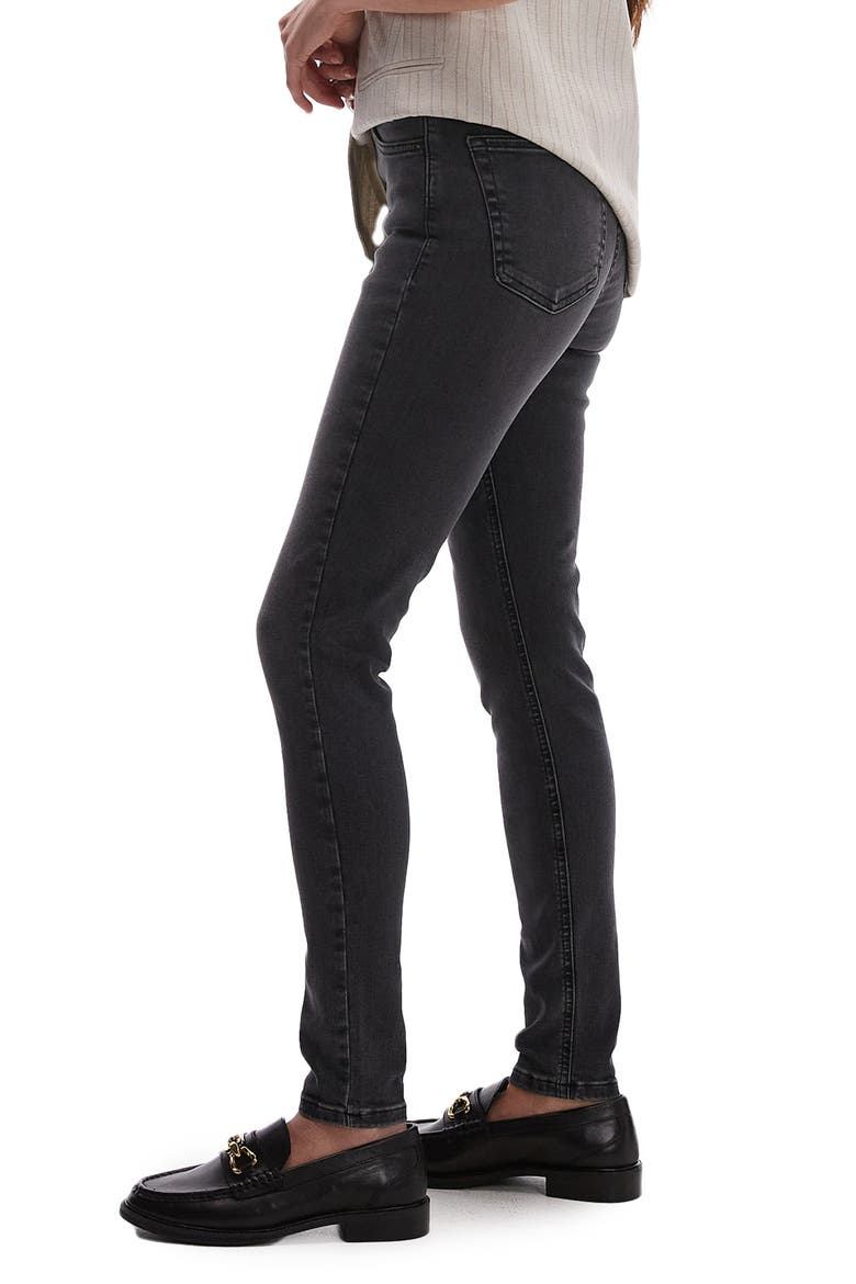 Jamie High Waist Skinny Jeans, Alternate, color, BLACK