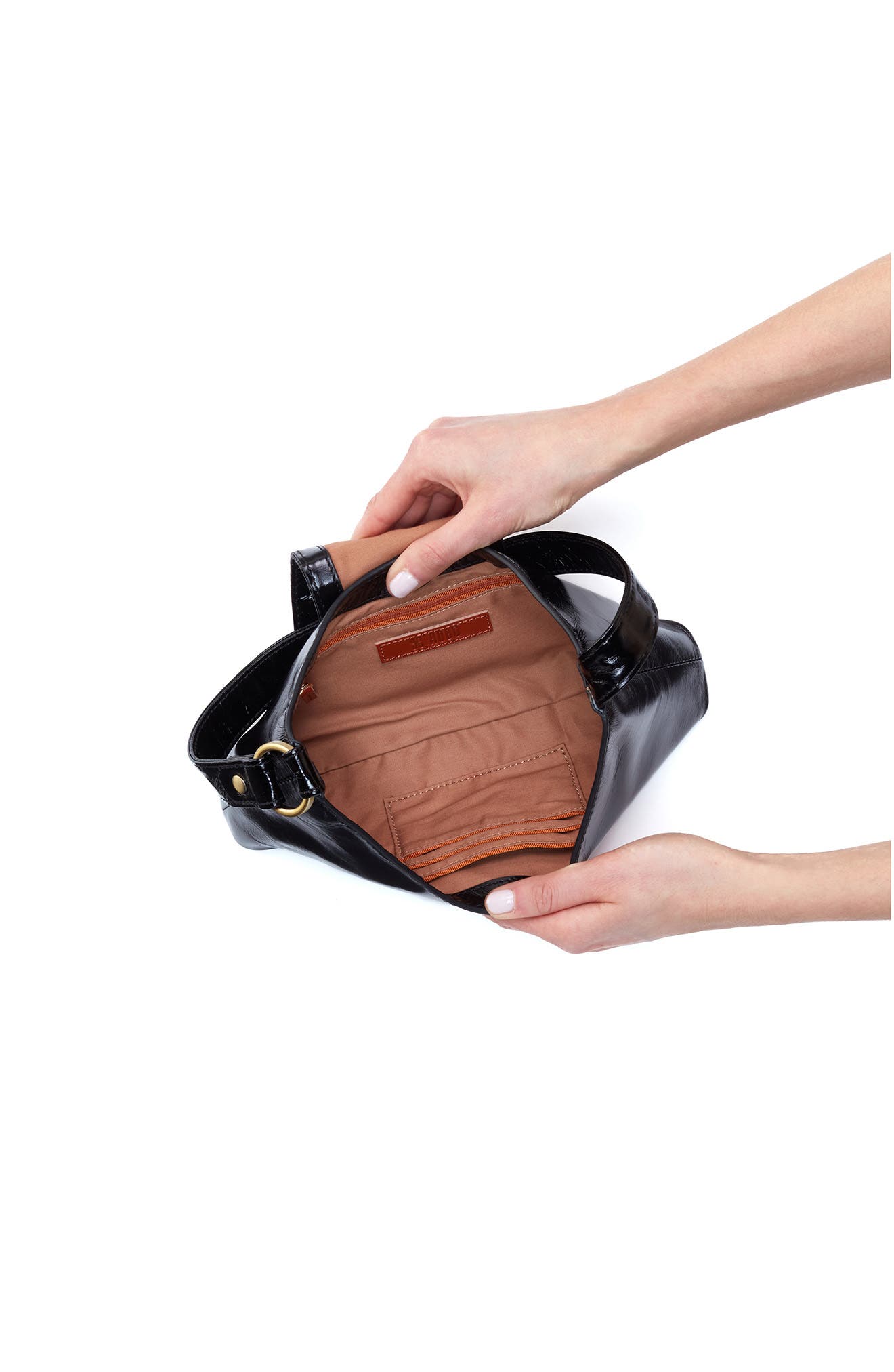 HOBO Mila Leather Shoulder Bag, Alternate, color, 