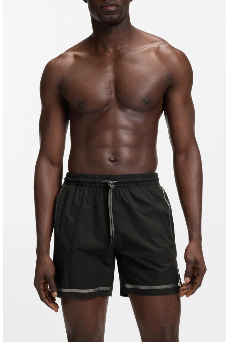 Vital Swim Trunks, Main, color, BLACK