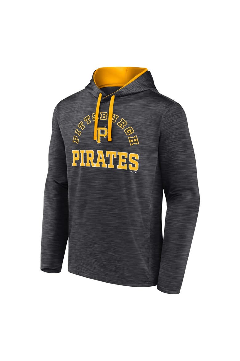 Men's Fanatics Branded  Charcoal Pittsburgh Pirates Seven Games Pullover Hoodie, Alternate, color, Charcoal