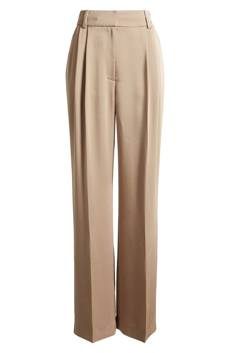 Favorite Daughter The Favorite Pant Pleated Wide Leg Pants, Alternate, color, Beige