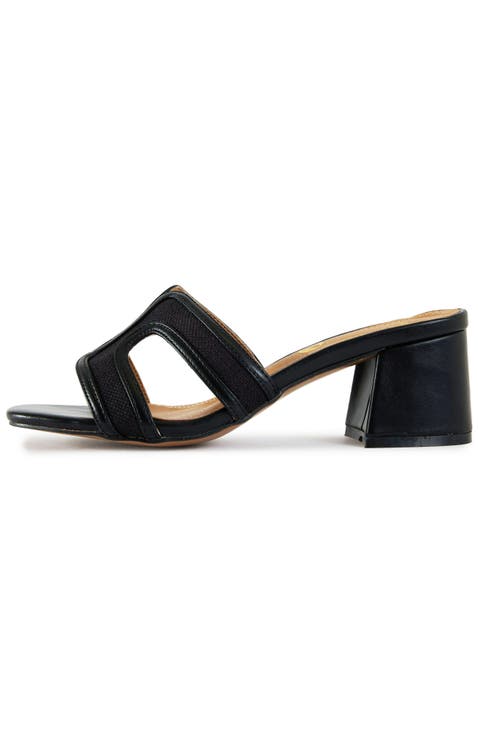 Bok Slip On Heeled Sandals