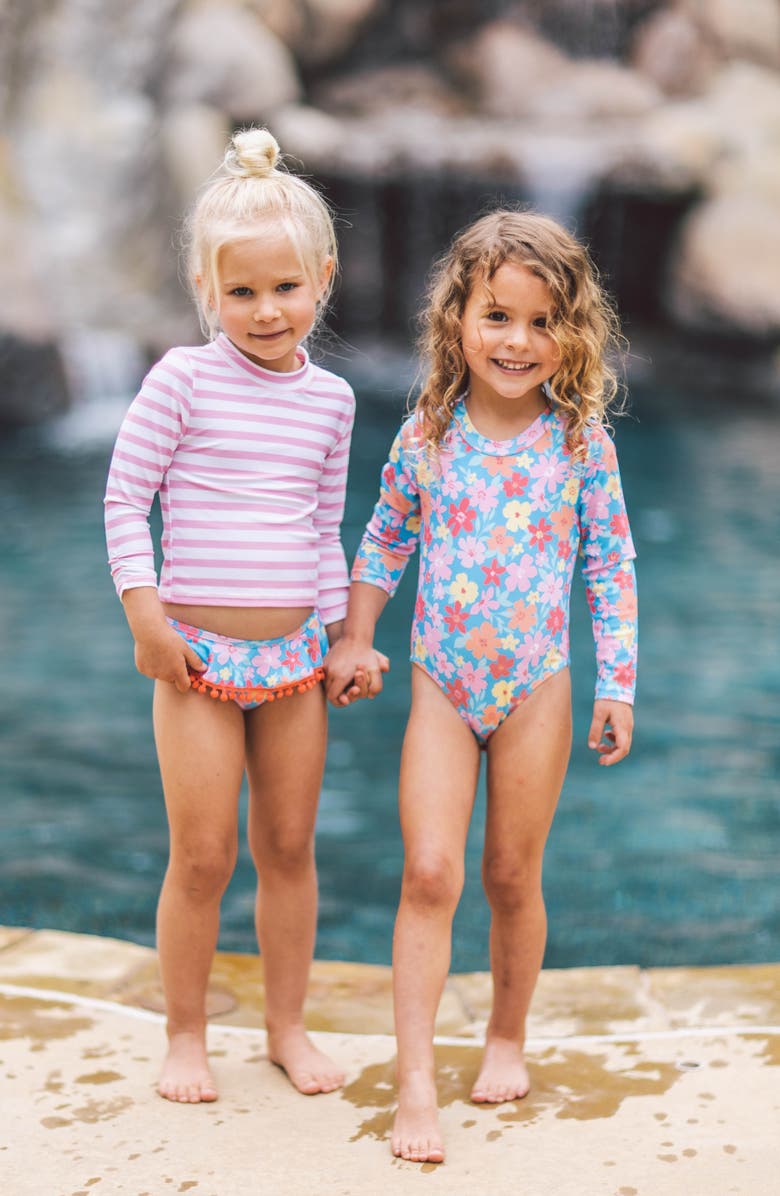 Feather 4 Arrow Kids' Wave Chaser Long Sleeve Rashguard One-Piece Swimsuit, Alternate, color,