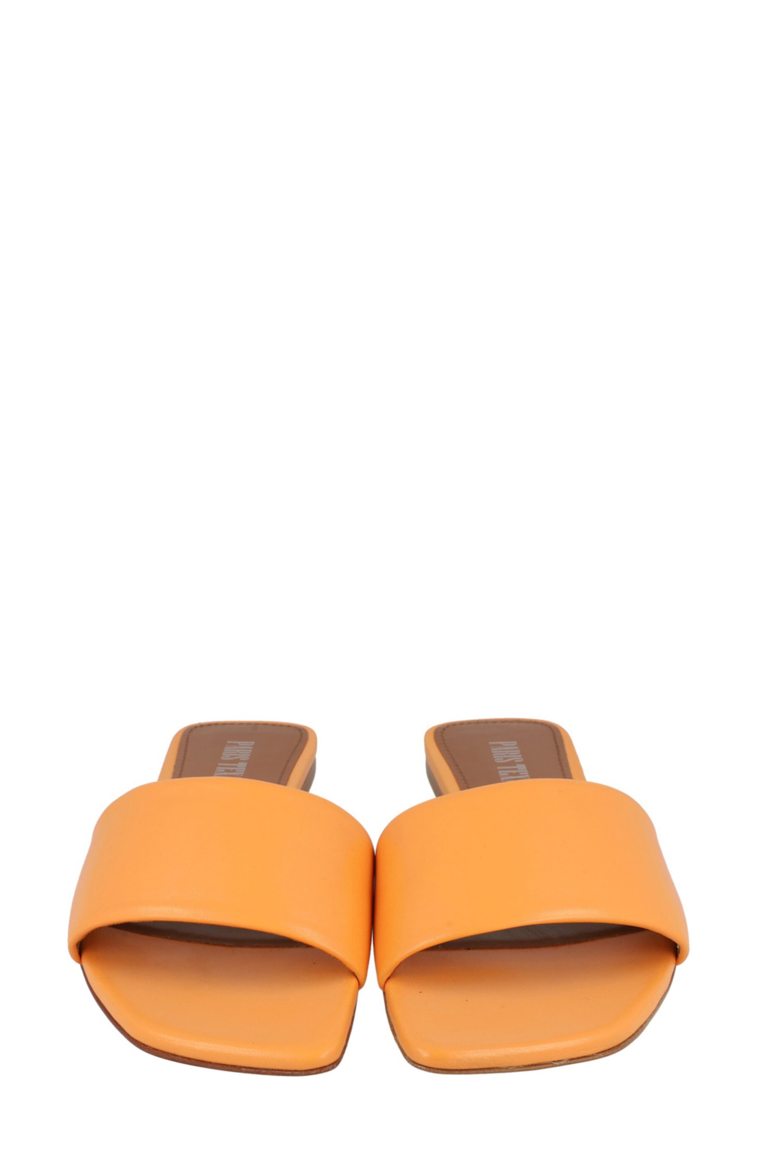 Paris Texas Sanremo Slide Sandal, Alternate, color, Orange