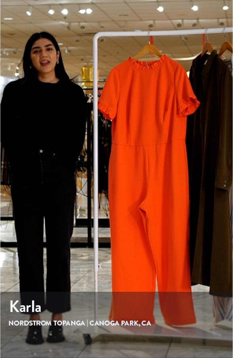 Ruffle Neck Jumpsuit, sales video thumbnail