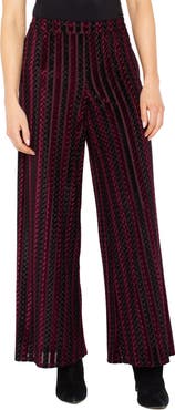 Liverpool Los Angeles Velvet Wide Leg Pants