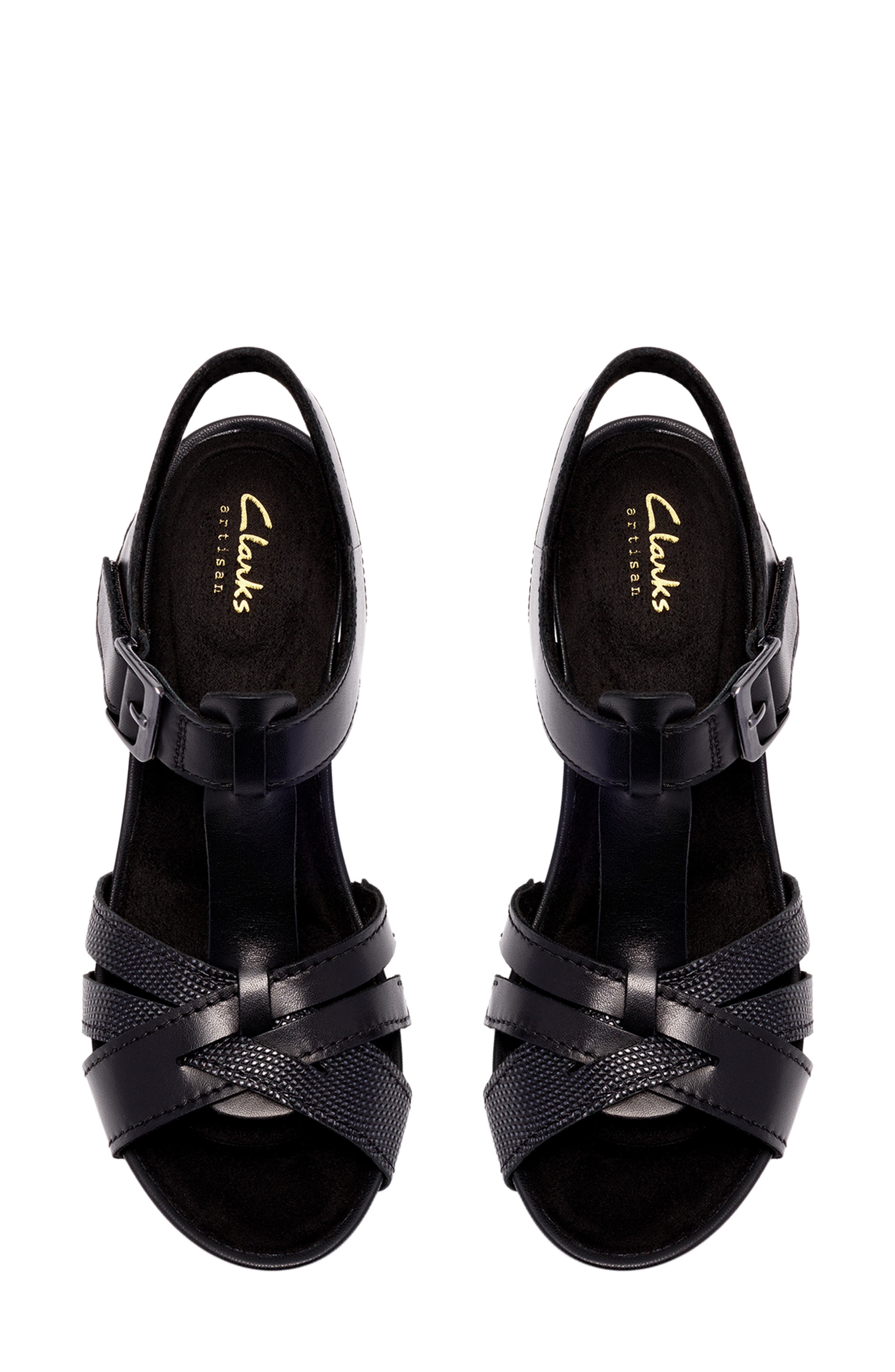 Clarks<sup>®</sup> Kymber Ankle Strap Block Heel Sandal, Alternate, color, 