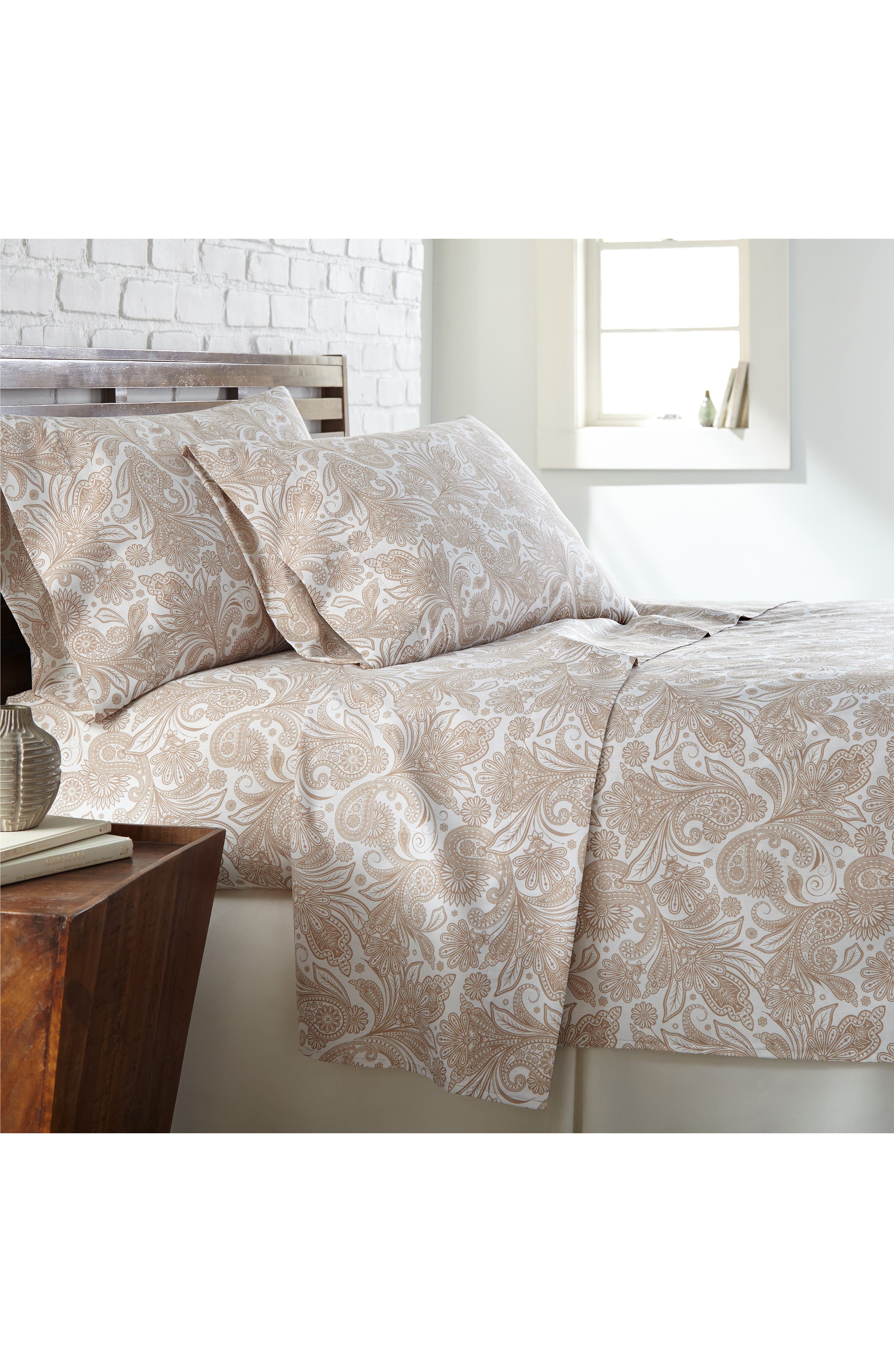 SOUTHSHORE FINE LINENS Perfect Paisley Printed Sheet Set