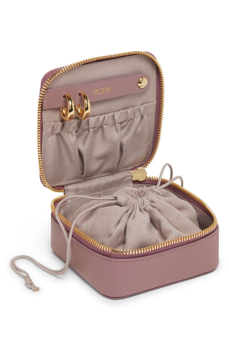 TUMI Leather Jewelry Case, Alternate, color, Pearl Pink